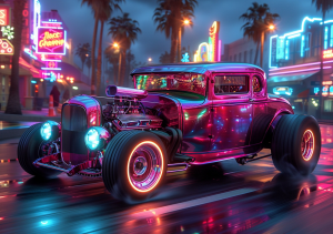 Hot Rod Neon Nights - HRNN00012