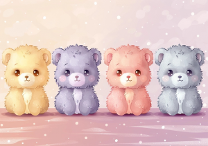 Nursery Wall Art Cartoon Animals - NWACA00013