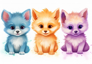 Nursery Wall Art Cartoon Animals - NWACA00015