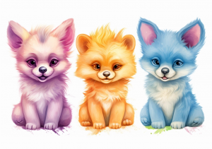 Nursery Wall Art Cartoon Animals - NWACA00016