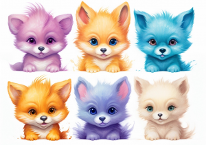 Nursery Wall Art Cartoon Animals - NWACA00017