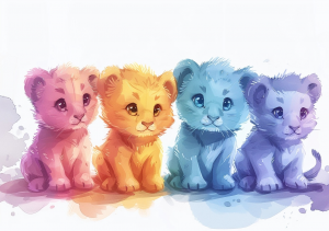 Nursery Wall Art Cartoon Animals - NWACA00026