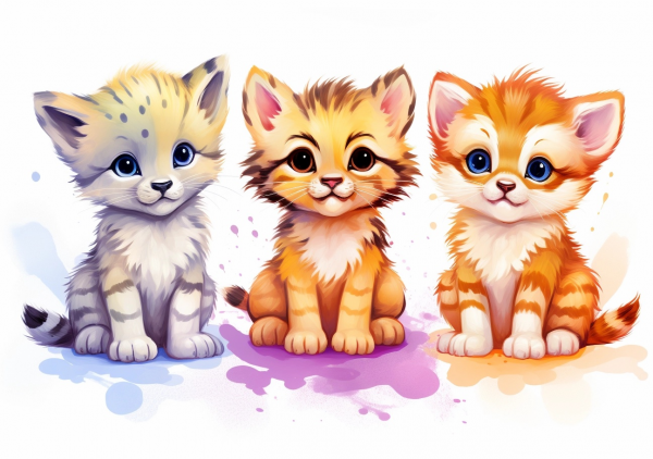 Nursery Wall Art Carton Animals - Saver 4 Pack #2 - Image 2