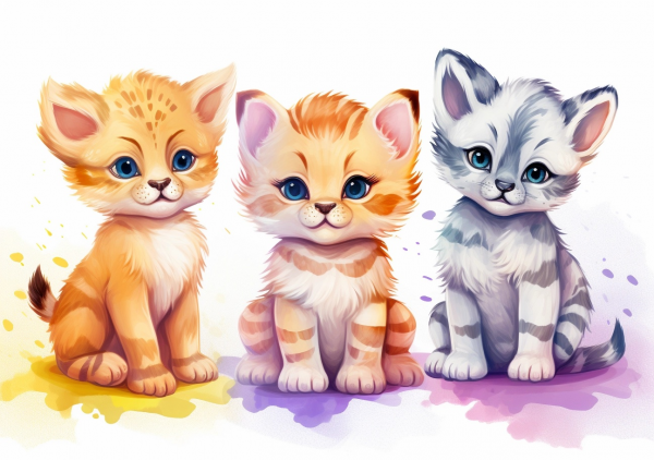 Nursery Wall Art Carton Animals - Saver 4 Pack #2 - Image 3