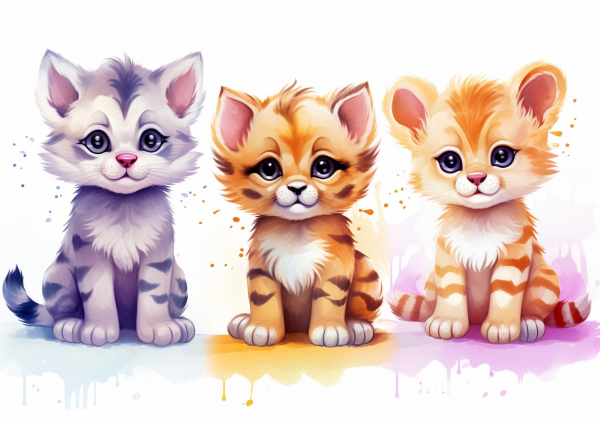 Nursery Wall Art Carton Animals - Saver 4 Pack #2 - Image 4