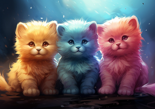 Nursery Wall Art Cartoon Animals - Saver 4 Pack#1 - Image 3