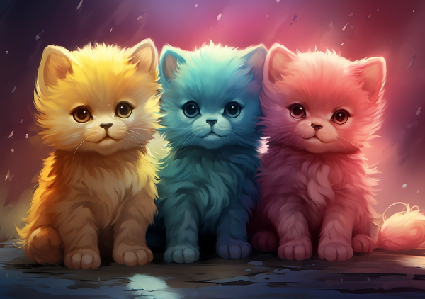 Nursery Wall Art Cartoon Animals - Saver 4 Pack#1 - Image 4