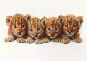 Nursery Wall Art Cartoon Animals - NWARA00008