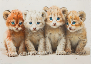 Nursery Wall Art Cartoon Animals - NWARA00025