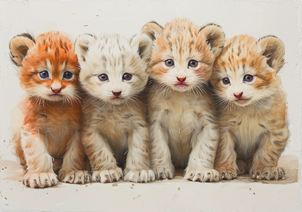 Nursery Wall Art Cartoon Animals - NWARA00027