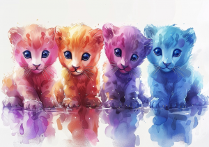 Nursery Wall Art Cartoon Animals - NWARA00028