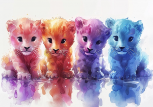 Nursery Wall Art Cartoon Animals - NWARA00030