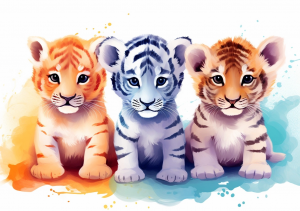 Nursery Wall Art Real Animals - Saver 4 Pack#2