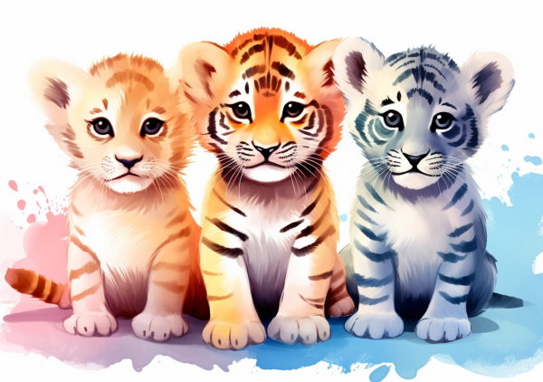 Nursery Wall Art Real Animals - Saver 4 Pack#2 - Image 3