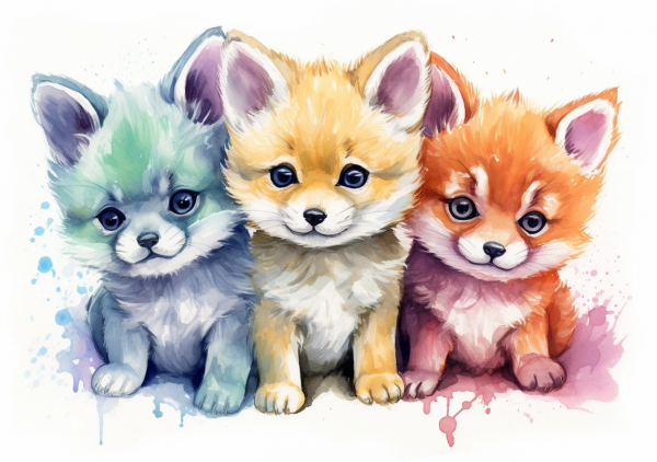 Nursery Wall Art Real Animals - Saver 4 Pack#3 - Image 3