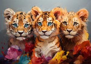 Nursery Wall Art Real Animals - Saver 4 Pack#4