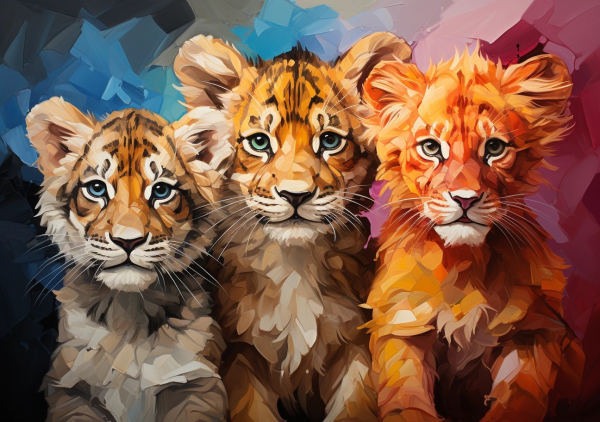 Nursery Wall Art Real Animals - Saver 4 Pack#4 - Image 2