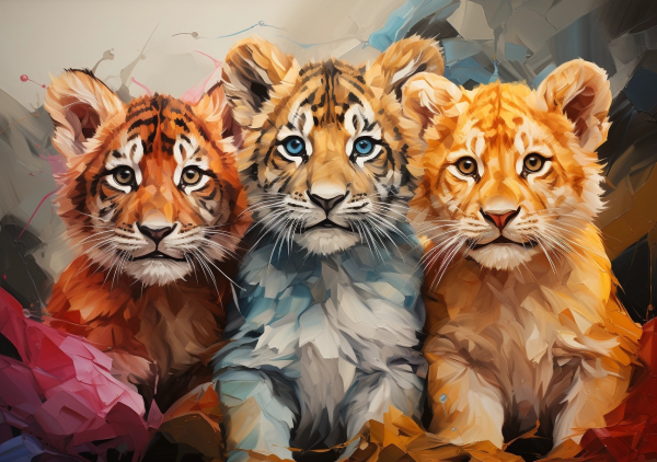 Nursery Wall Art Real Animals - Saver 4 Pack#4 - Image 3