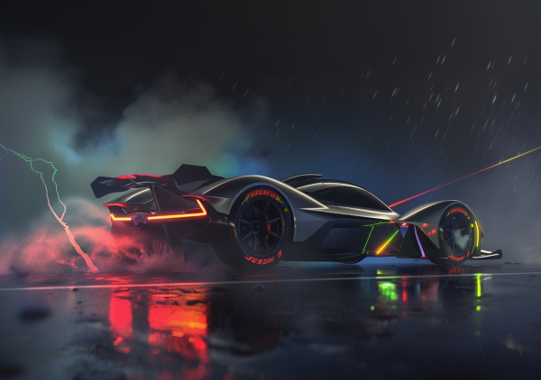 Super Cars Neon Nights - Saver 6 Pack #3 - Image 3
