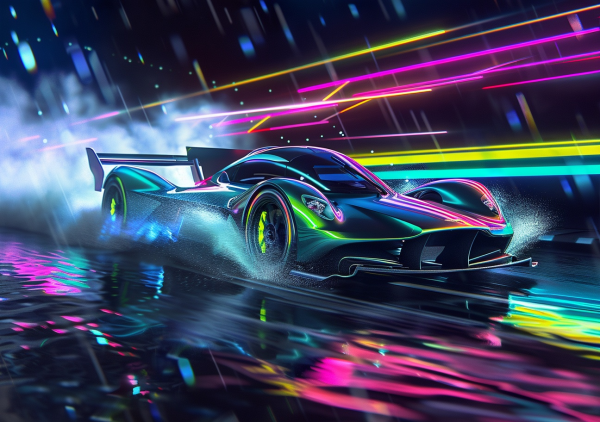 Super Cars Neon Nights - Saver 6 Pack #1 - Image 2