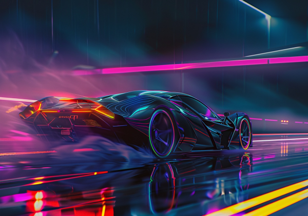 Super Cars Neon Nights - Saver 6 Pack #3 - Image 5
