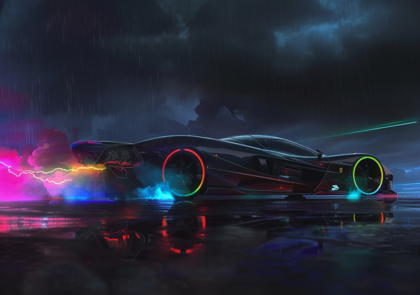Super Cars Neon Nights - Saver 6 Pack #1 - Image 4