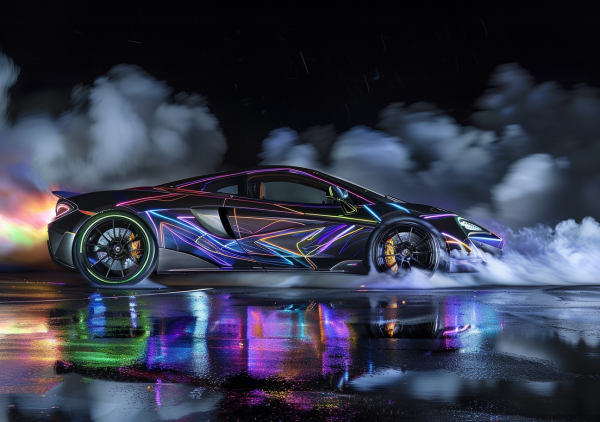Super Cars Neon Nights - Saver 6 Pack #2 - Image 2