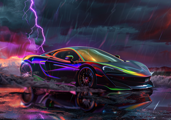 Super Cars Neon Nights - Saver 6 Pack #4 - Image 8
