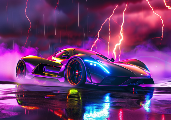 Super Cars Neon Nights - Saver 6 Pack #1 - Image 5