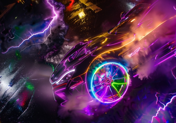 Super Cars Neon Nights - Saver 6 Pack #4 - Image 9