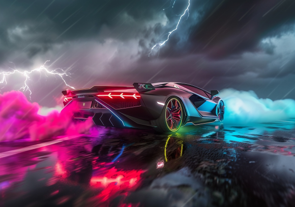 Super Cars Neon Nights - Saver 6 Pack #4 - Image 10