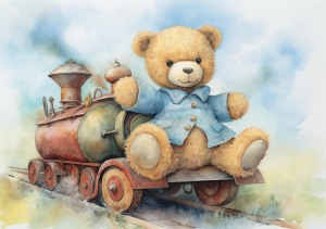 Teddys Toy Train
