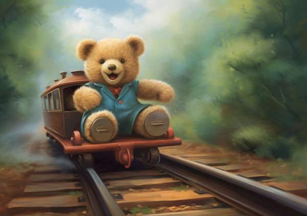 Teddy's Toy Train - Saver 4 Pack#1