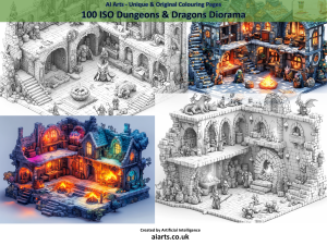 100 ISO Dungeons & Dragons Diorama