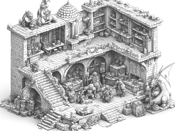 100 ISO Dungeons & Dragons Diorama - Image 2