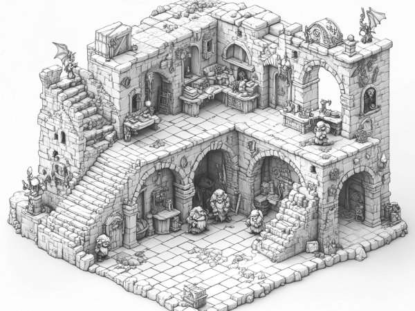 100 ISO Dungeons & Dragons Diorama - Image 3
