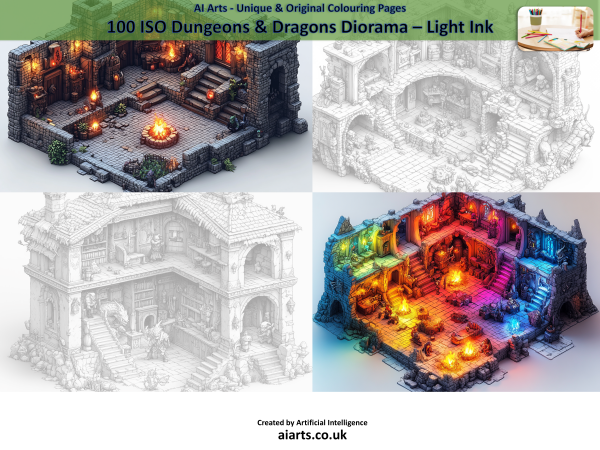 100 ISO Dungeons & Dragons Diorama - Image 5