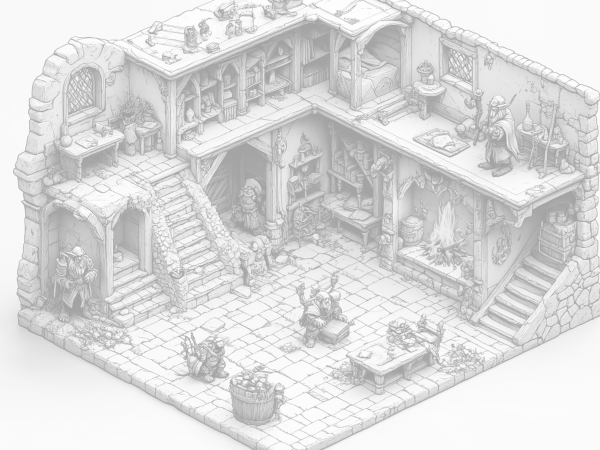 100 ISO Dungeons & Dragons Diorama - Image 7