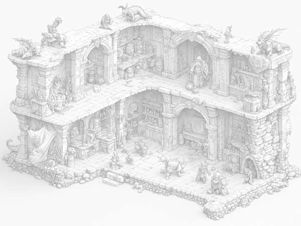 100 ISO Dungeons & Dragons Diorama - Image 6