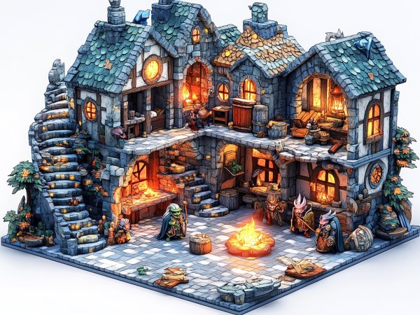 100 ISO Dungeons & Dragons Diorama - Image 9