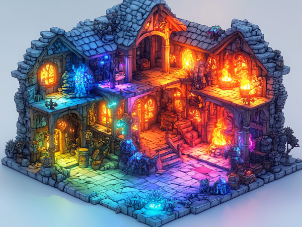 100 ISO Dungeons & Dragons Diorama - Image 10