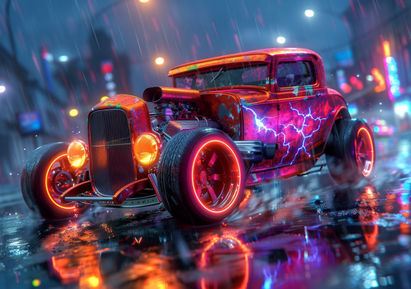 Hot Rod Neon Nights - HRNN00170