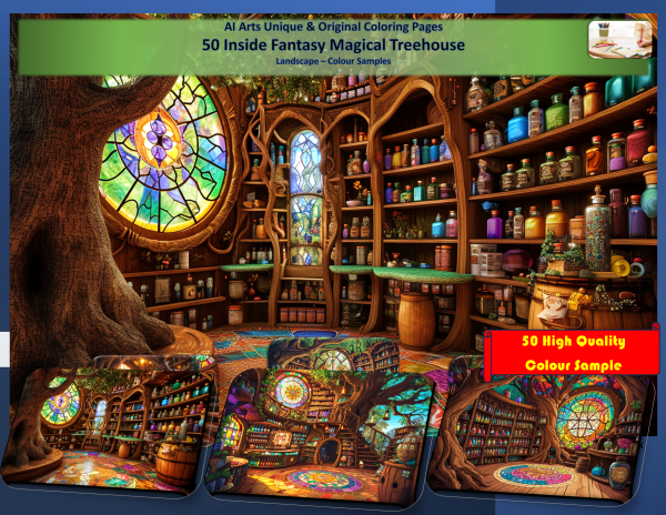 70 Inside Magical Fantasy Treehouse Landscape - Image 7