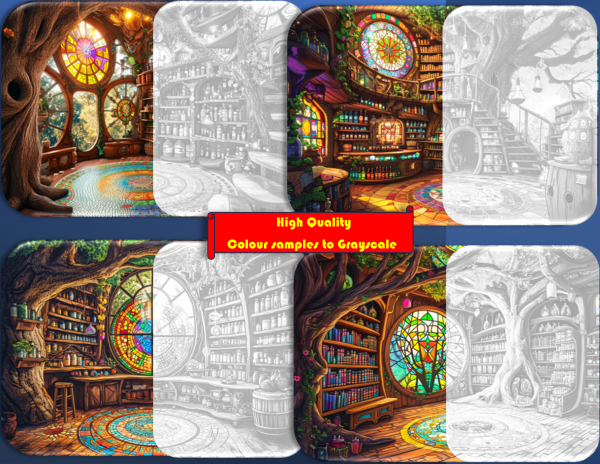 70 Inside Magical Fantasy Treehouse Landscape - Image 9