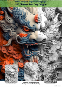 100 Chinese Foo Dog Dragons