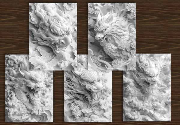 100 Chinese Foo Dog Dragons - Image 2