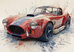 Alcohol Ink Muscle Cars - AIMC00028