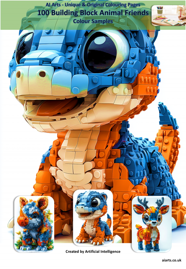 100 Building Block Animal Friends - Image 4
