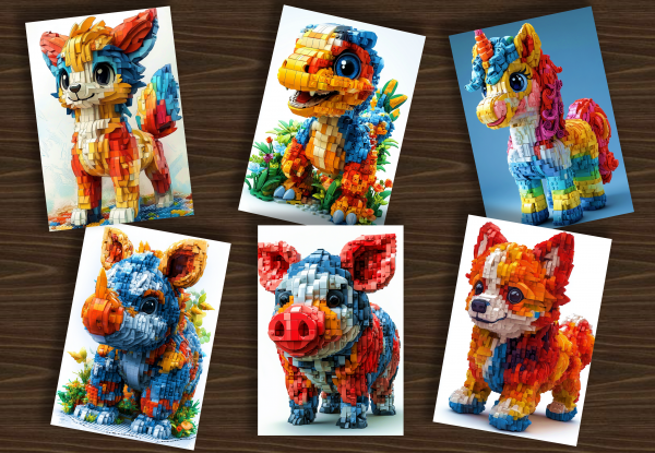 100 Building Block Animal Friends - Image 5