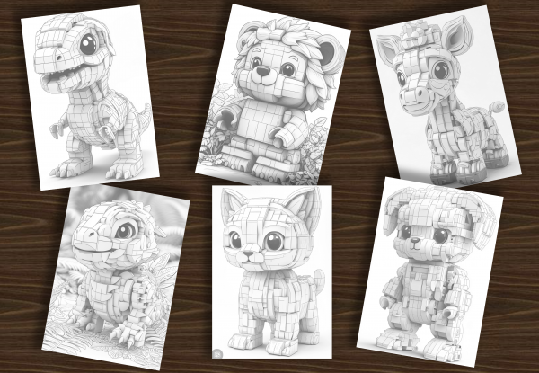 100 Building Block Animal Friends - Image 2